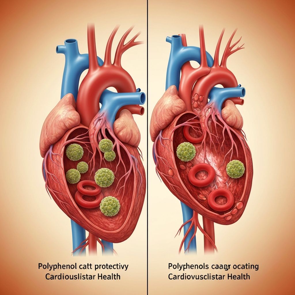 Polyphenol-rich plant foods and colorful vegetables